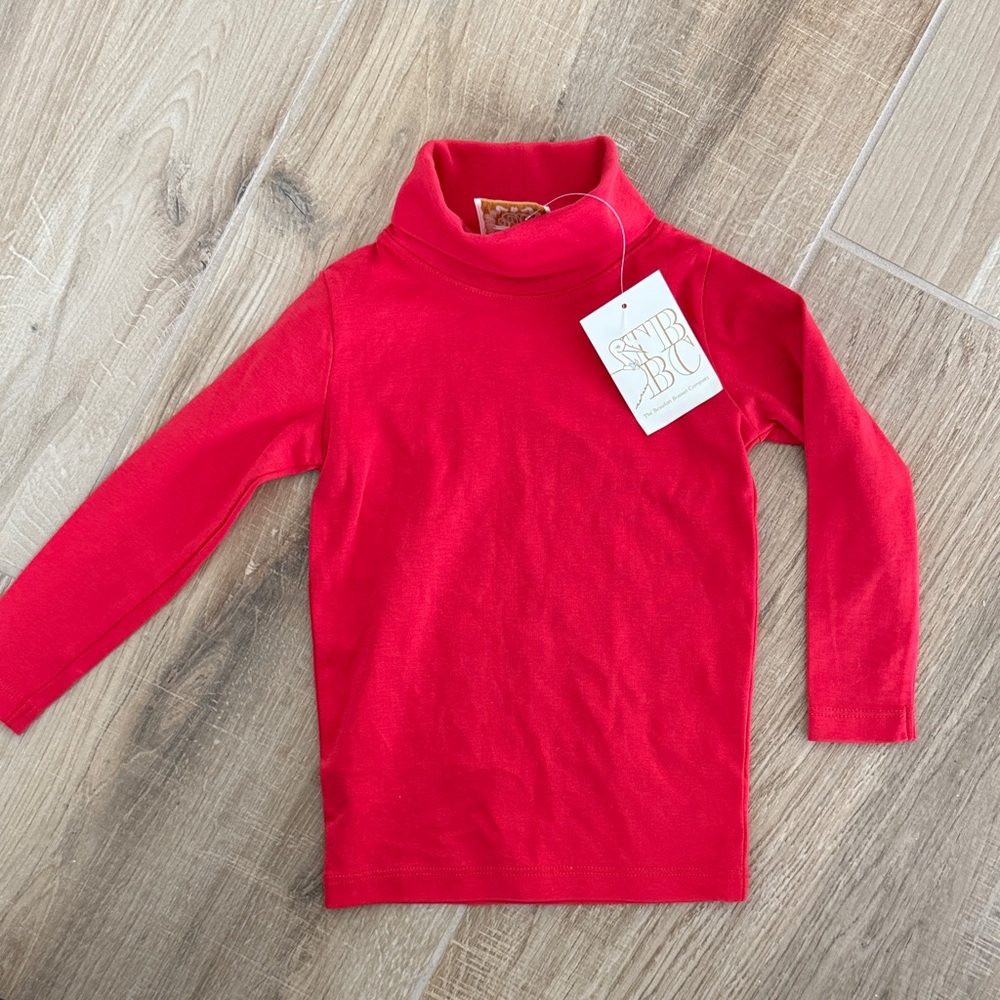 The Beaufort Bonnet Company Red Kids Turtleneck